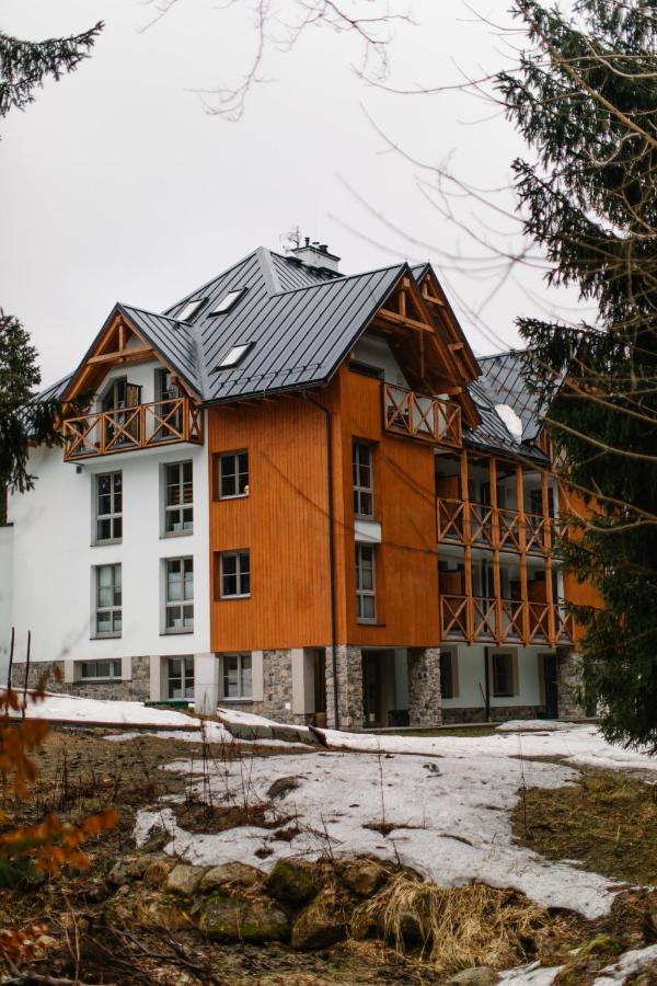 Apartmán s nádherným výhledem v centru Harrachova Exteriér fotografie